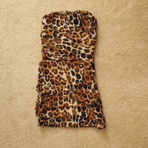 Express strapless dress